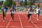 Mens under-20s 100 metres, 2021 Northern Senior and Under-20s Champs., Leigh. Photo: David T. Hewitson/Sports for All Pics
